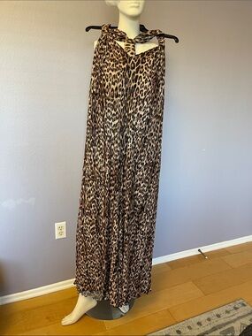 Leopard Print jumpsuit in Brown Tones